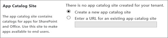 App Catalog Settings