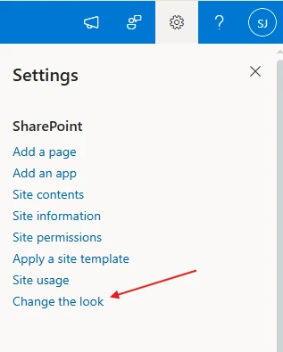 SharePoint Settings